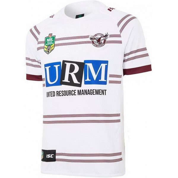 Camiseta Manly Sea Eagles Replica Segunda Ropa 2018 Blanco